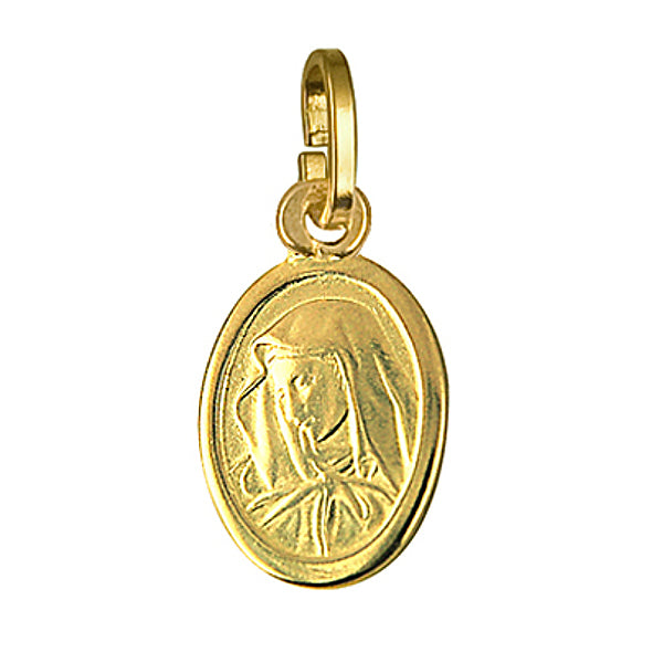 Madonna Charm 12mm x 8mm
