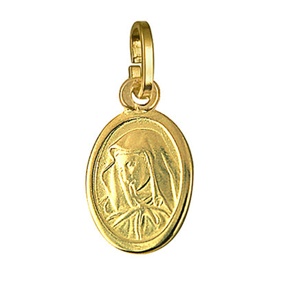 Madonna Charm 12mm x 8mm