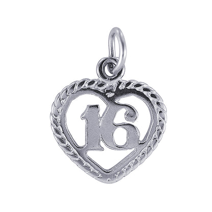 16 In a Heart Charm