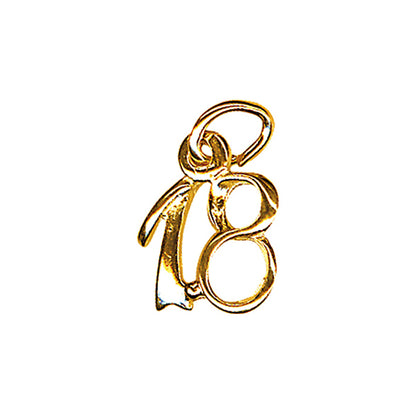 18 Charm 10mm x 9mm