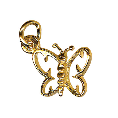 Butterfly Charm 10mm x 11mm