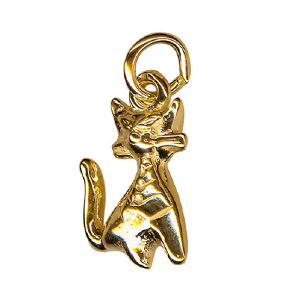 Cat Charm 13mm x 8mm