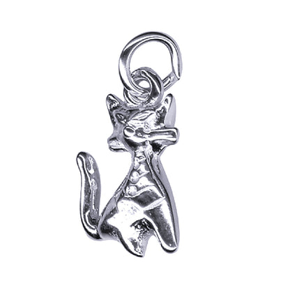 Cat Charm 13mm x 8mm