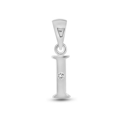 Diamond Initial Pendants DSNP White Gold