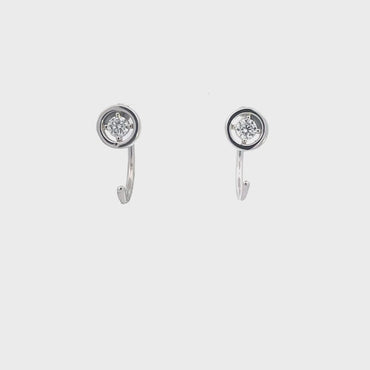 A CHRISTMAS JOURNEY HOOK EARRINGS SILVER