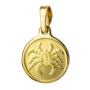 Cancer 12mm Round Zodiac