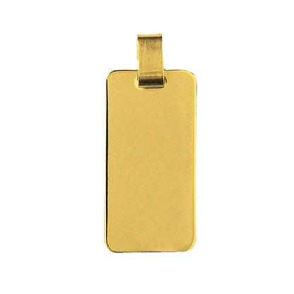 24mm x 12mm Rectangle Engravable Charm