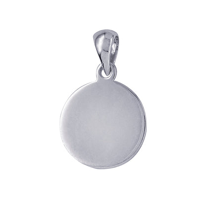 12mm Round Engravable Charm