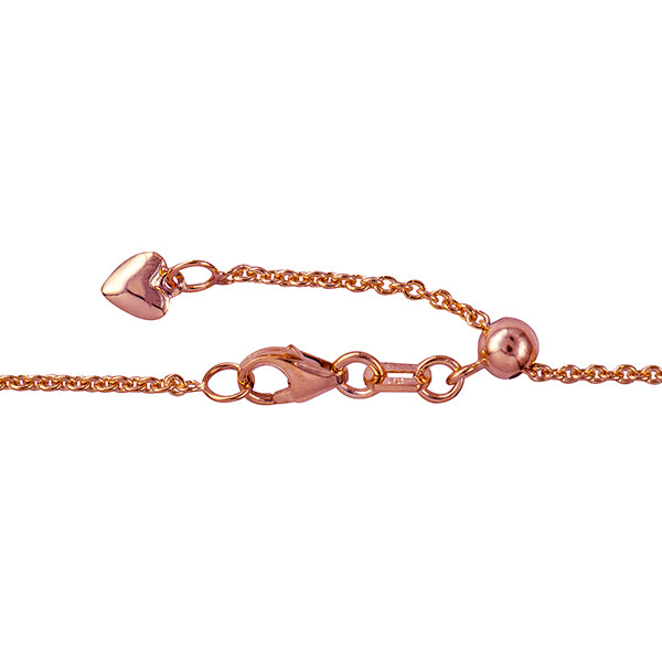 Italian Cable Slider Chain 1.40mm — Rose Gold