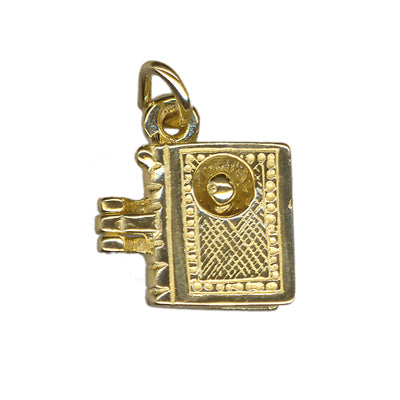 Book with Worm inside Charm