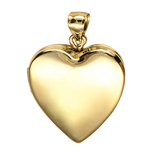 20mm Plain Memorial Heart Locket