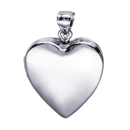20mm Plain Memorial Heart Locket