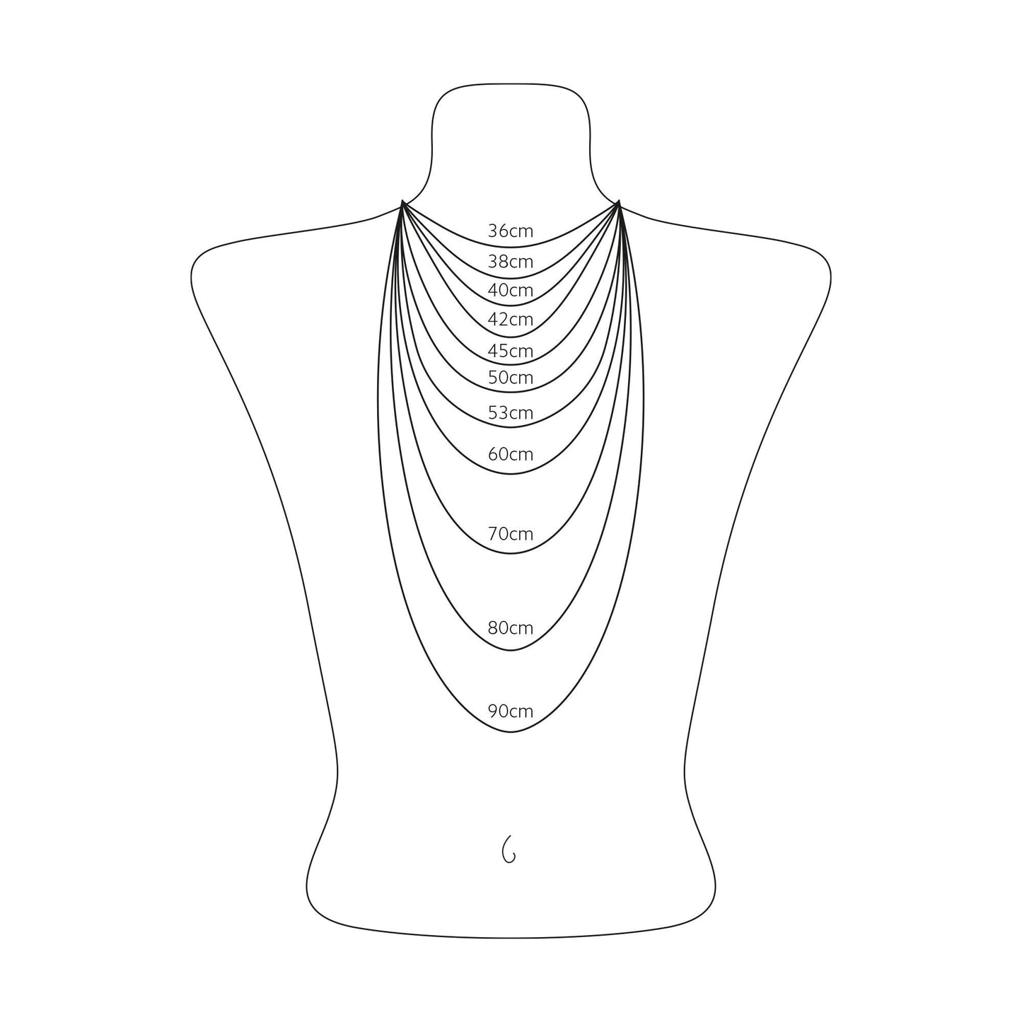 THOMAS SABO Necklace with letter pendant Q and white zirconia - gold
